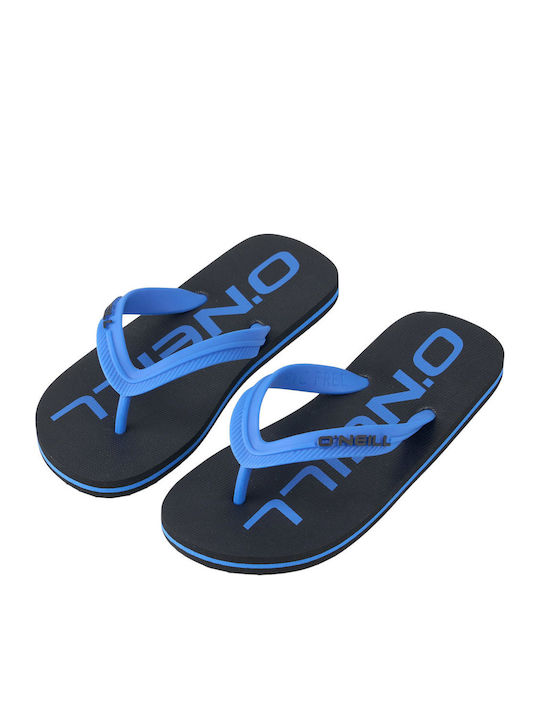 Παιδικές Σαγιονάρες Μαύρες Profile Logo Sandals