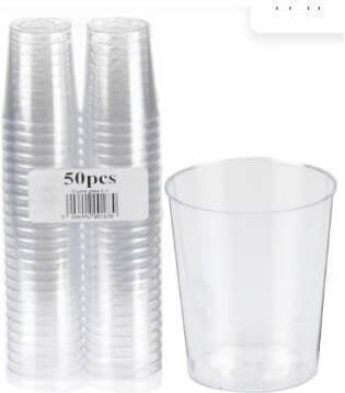 Anil Disposable Plastic Transparent Glass PL1-00242