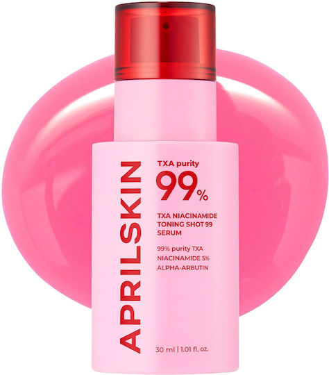 Aprilskin TXA Niacinamide Toning Shot 99 Serum Προσώπου με Νιασιναμίδη για Λάμψη & Πανάδες 30ml