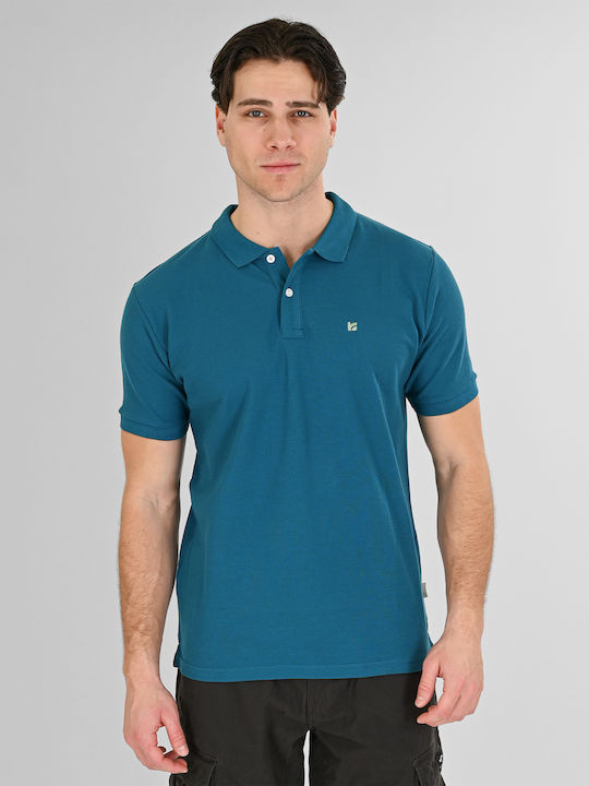 Rebase Polo Μπλούζα Teal