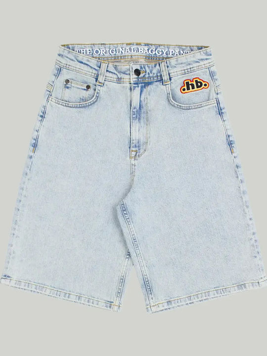 Homeboy Bermudă Denim Albastru Deschis Bărbătească
