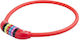 Tonyon Kabelschloss mit Kombination 4-stellige 8mm*650mm Hochwertige PVC-Beschichtung 1804-p