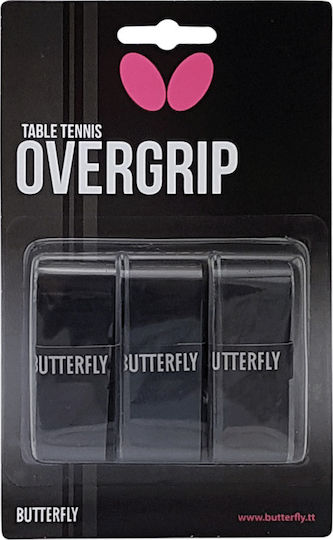 Grip Ρακέτα Πινγκ-πονγκ Butterfly Overgrip Μαύρο-44906901012743