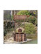 Costway Wooden Wishing Well Flower Pot Bucket Rustic Garden Decoration Hz10395cf