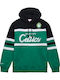 Head Coach Hoodie Celtics Мъжки Суитшърти с Качулка Зелен