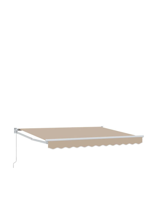 vidaXL Τέντα Βεράντας Μπεζ 3.5x2m