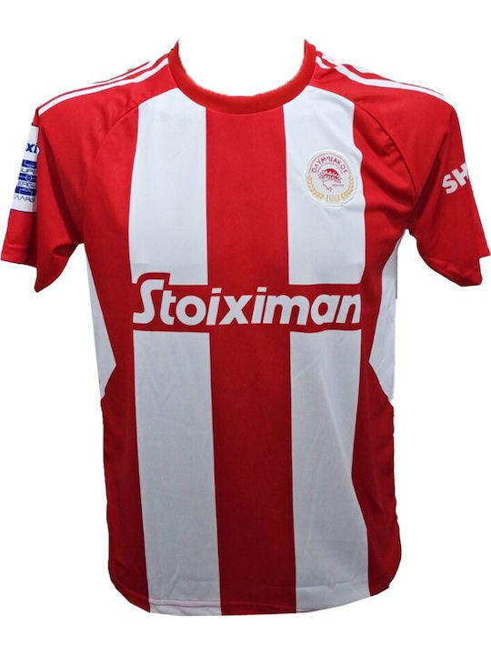 Men's Football Jersey Olympiakos Rodinei Red White 2912-27