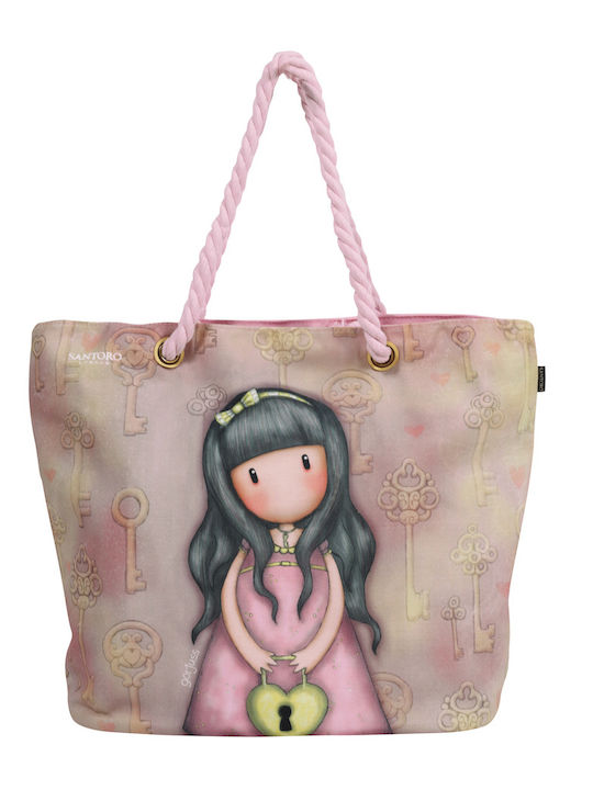Das Home Kinder Tasche Strandtasche Gelbe 58x38x20cm
