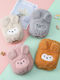 Kids Knitted Gray Gloves