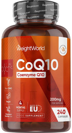 WeightWorld CoQ10 Pur 200mg 240 Capsule