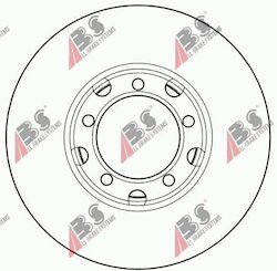Brake Disc Mercedes 207-410 6014200272
