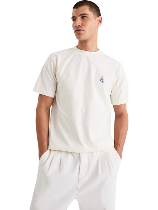 Nautica T-shirt Ecru