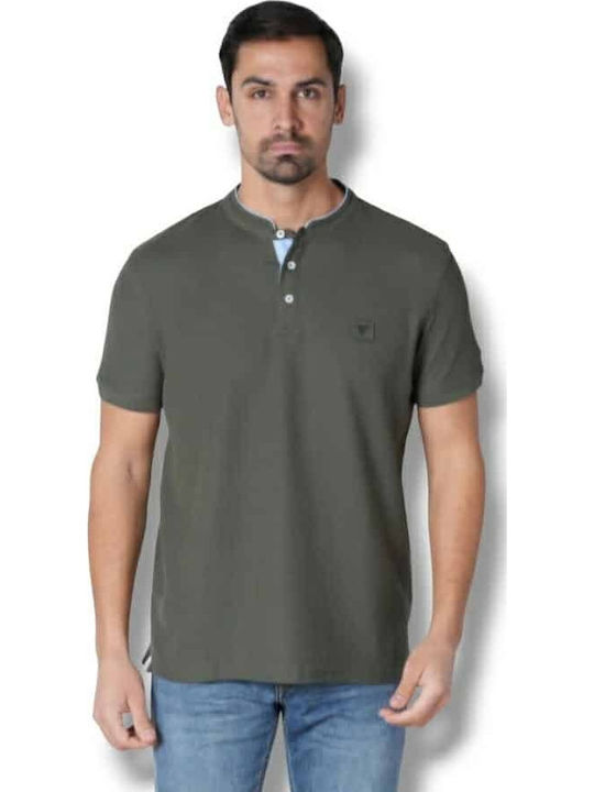 Frank Tailor Short Sleeve Khaki Blouse