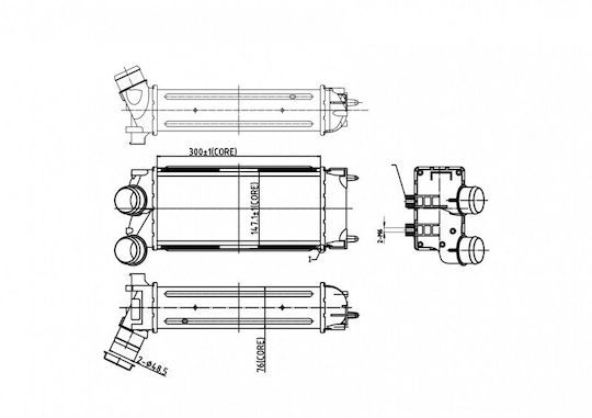 Εναλλάκτης Θερμότητας Peugeot 308 1.6 Hdi 09 0384-n9