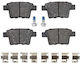 Brake Pads Rear Ford Mondeo III Jaguar X-Type
