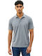 Polo Short Sleeve Gray Blouse