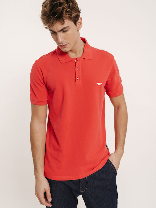 Edward Jeans Polo Μπλούζα Red