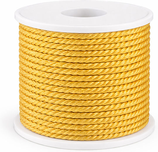 Șiret Rayon 0,3 cm Galben 50 m