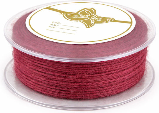 Șiret Șnur 0,1cm Burgundy 50m