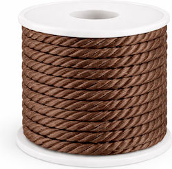 Κορδόνι Rayon 0,5εκ Καφέ 15μ