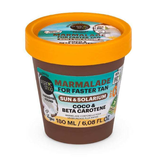Organic Shop Marmalade for Faster Tan Body Tanning Gel 180ml