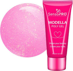 Polygel Modella Sensopro Milano Rosa Bloom 15ml