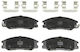 Спирачни Накладки Преден Hyundai H-1 Highway Santa Fé I Trajet 581013aa10