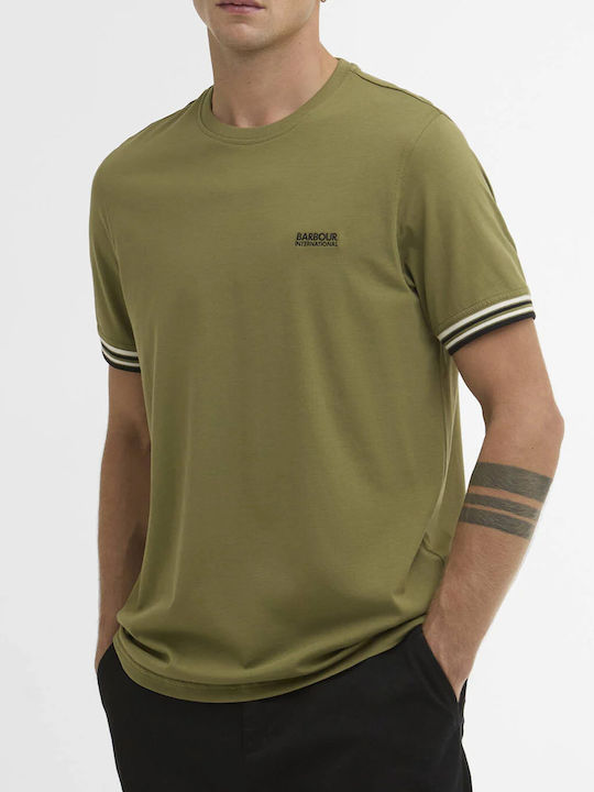 Barbour Tipped T-shirt Burnt Olive