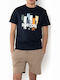 T-Shirt Dunkelblau