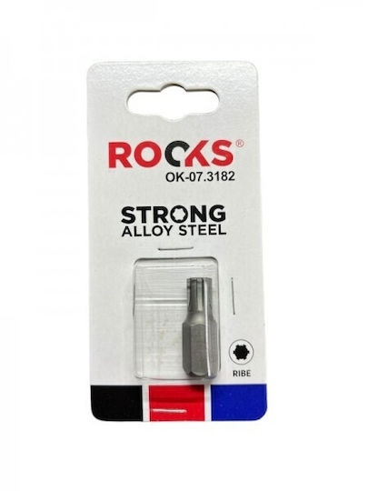 Rooks Schraubendreher-Bits 10 Millimeter 3/8 Ribe M8 X 30 Millimeter S2