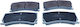 Τακάκια Φρένων Jaguar Πίσω Xk 3 6-5 0 06-14 025 248 5115