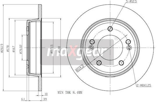 Δίσκος Φρένων Kia Πίσω Ceed 12 I30 12 Veloster 262mm Ανατρέξτε Στον Κατάλογο 1815203446