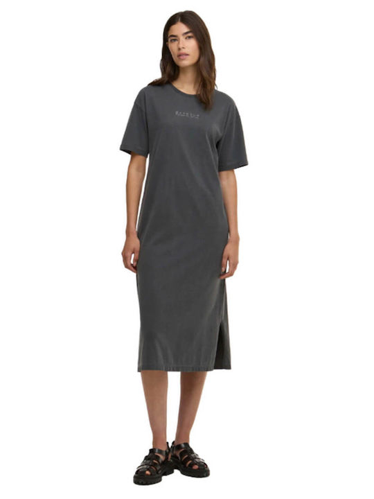 Barbour Midi Damenkleid Schwarz