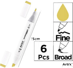 Artix Μαρκαδόρος Σχεδίου Canarian Yellow