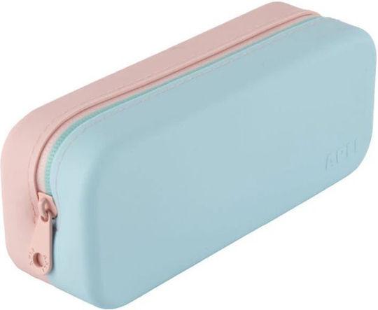 Apli Silicone Cylinder Pencil Case Pink