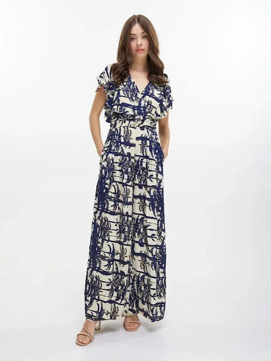 Damen Blau Jumpsuit