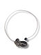 Colier Handmade 23-796 Argintiu Negru Email Argint