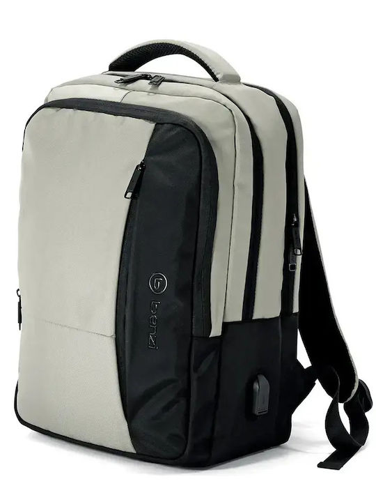 Benzi Laptop Backpack for 15.6" Laptop in Beige Colour BZ5882