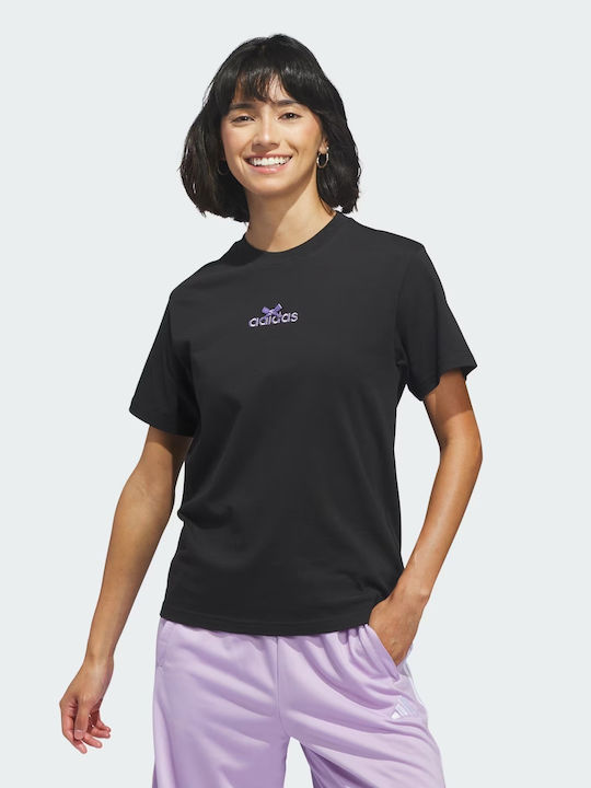 adidas T-Shirt Μαύρο