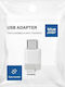 Blue Star Converter USB-C Male to micro USB Female White 1 Piece