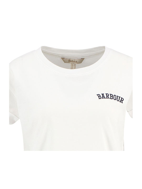 Barbour Дамска Тениска Бяла