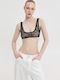 Women's Lingerie Top with Lace Black