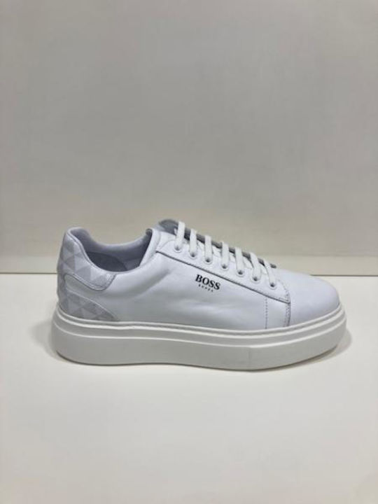 Boss Shoes Ανδρικά Sneakers Λευκο