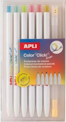 Apli Set 6 Creioane Mecanice Colorate Color Click 20550