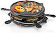 Melissa Tabletop Electric Grill Raclette Grate 800W Inox 29x29cm