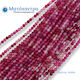 Fuchsia Pink Natural Agate Bead 4mm