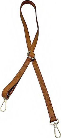 4-2503 Leather Adjustable Bag Strap Savil Tabac Brown