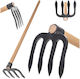 Kadax Premium Forged Garden Hoe 17 Cm Handle Steel Weeding