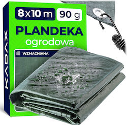 Kadax Pânză Impermeabilă Rotundă 90gr/m² cu Diametru 8m Tip Ușor Verde