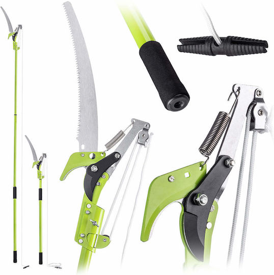 Saw Pruner On Telescopic Handle 142-287cm 29cm Blade Branches